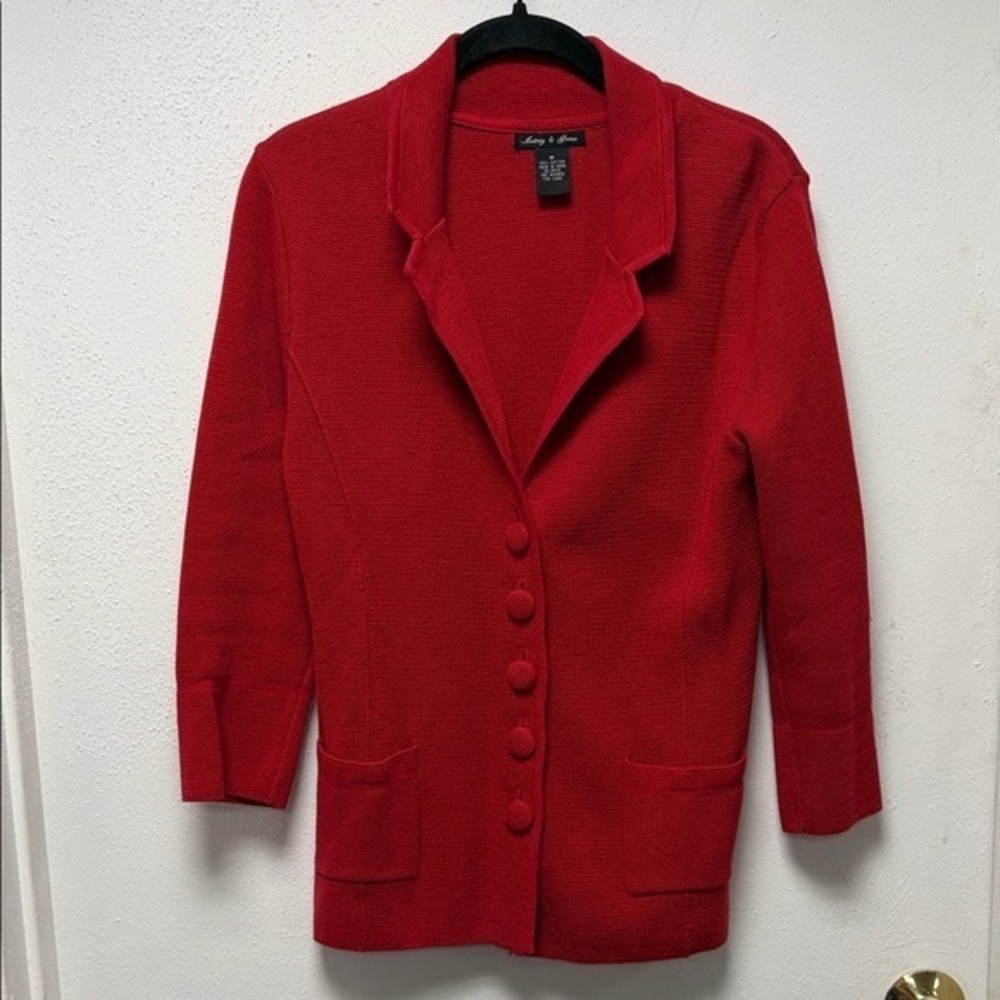 Audrey & Grace Bold Red Knitwear